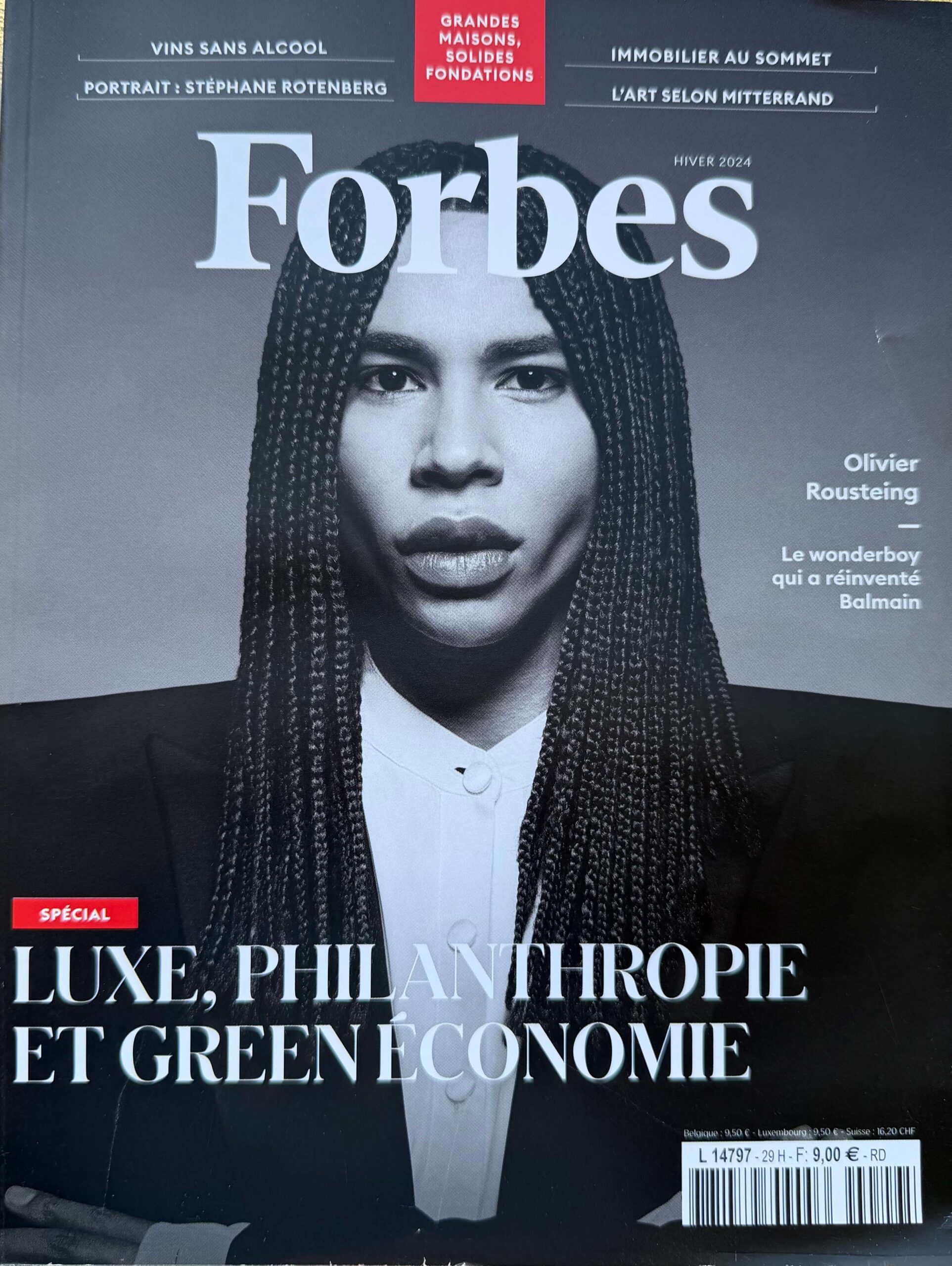 Copertina originale Forbes France Hiver 2024